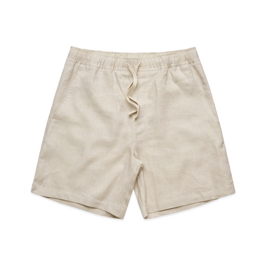 Linen Lounge Shorts - Ivory