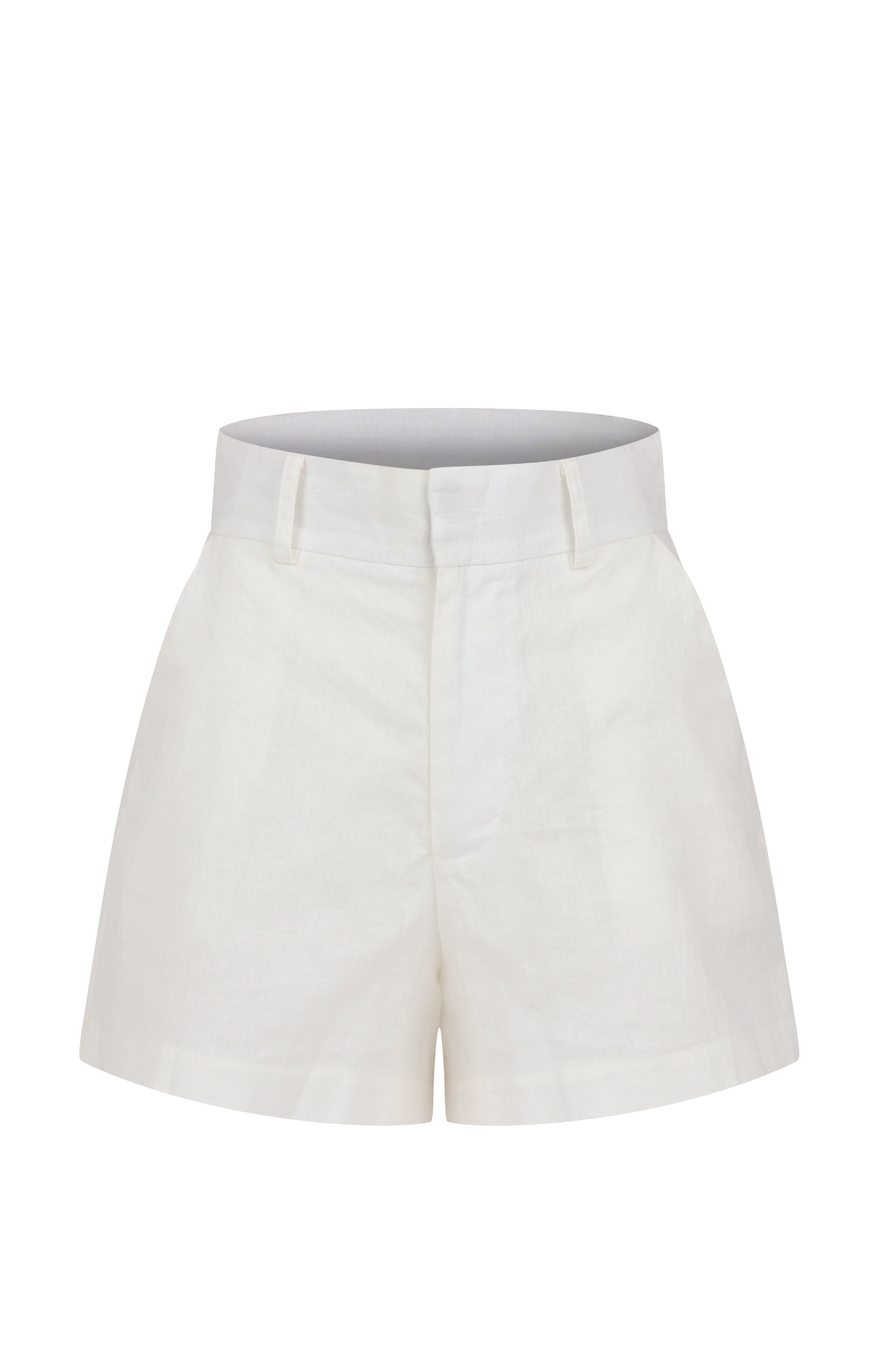 Linen Trouser Short - Shell
