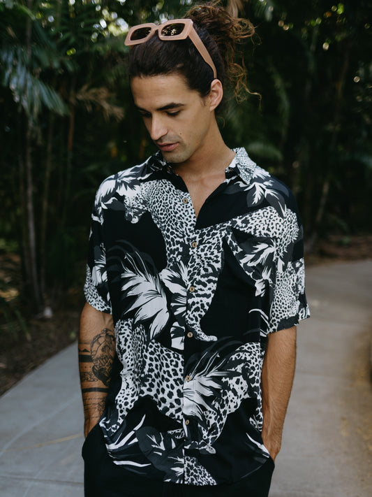 Billy Aloha Men's Resort Wear Hawaiian Shirt