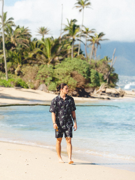 Palm Tree Hawaiian Print Shirt